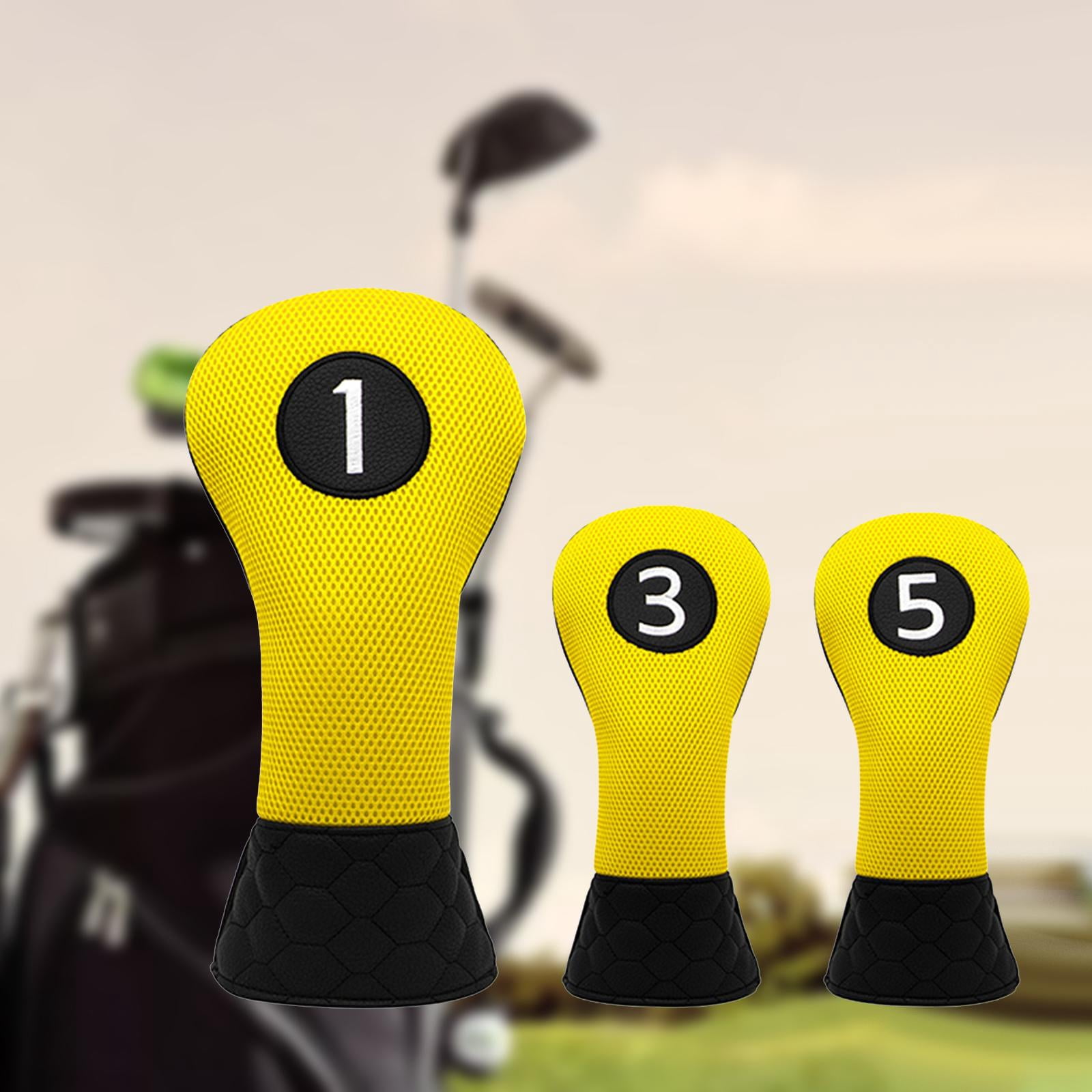 DimyFew Golf Wood Headcovers Golf Wood Head Covers Golf Driver Headcover Golf Club Head 1 3 5
