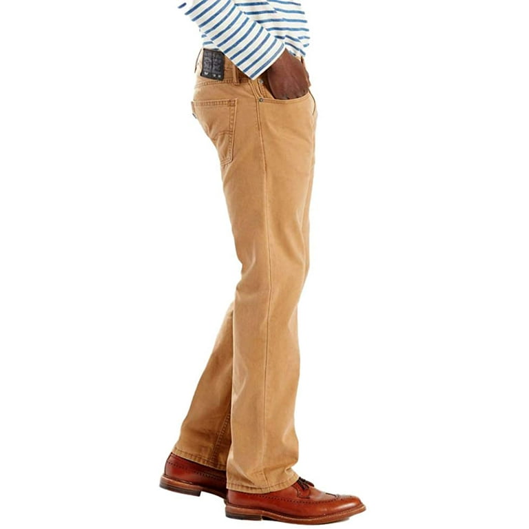 Levi s Mens 514 Straight Leg Jeans Beige 34W x 32L Walmart