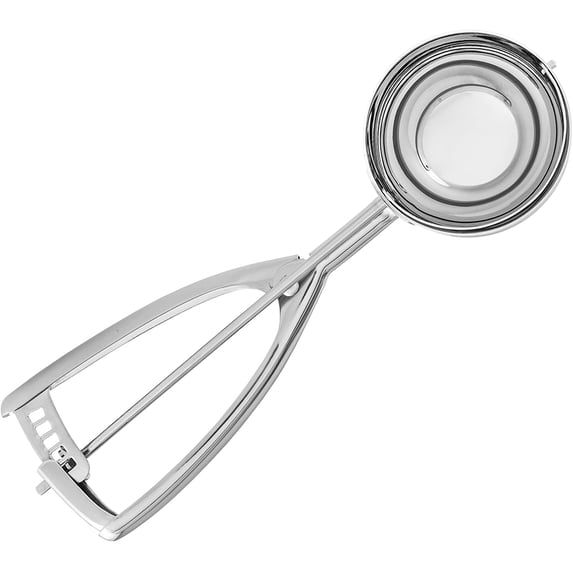 Jenaluca Cupcake Scoop and Muffin Scooper - 18/8 Stainless Steel - Jumbo