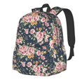 thumbnail image 1 of Disketp Vintage Floral Mochila Escolar de Gran Capacidad y Peso Ligero, Mochila de Viaje Ideal para Escuela, Trabajo y Uso Diario, Cómoda y con Estilo, 1 of 8