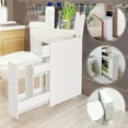thumbnail image 2 of Patiojoy Storage Cabinet House Furniture Floor Cabinet Drawers Stand Storage MDF White, 2 of 8