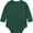 Drak green, variant on WIBACKER Bamboo Viscose Unisex Baby Long Sleeve Bodysuit Solid Color 0-18M Soft Jumpsuit for Infant Boys and Girls