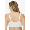 thumbnail image 2 of Comfort Choice Women's Plus Size Wireless Front-Close Lounge Bra, 2 of 6