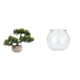 thumbnail image 1 of Colección De Bonsáis Artificiales, Plantas Artificiales En Maceta Para Centros De Mesa, Pecera Pequeña Transparente, Adorno Doméstico, Jarrón Para Pecera, Mesa, Dormitorio, Escritorio,, 1 of 8
