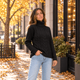 thumbnail image 2 of SOMER Sweaters for Women Casual Turtleneck Long Sleeve Loose Knit Pullover Sweater Fall Winter Clothes, 2 of 7