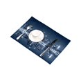 thumbnail image 3 of MKHERT Manhattan at Night New York City View from Brooklyn Placemats Table Mats for Dining Room Kitchen Table Decoration 12x18 inch,Set of 6, 3 of 4