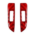 thumbnail image 2 of Real Bright Soft Car Interior Carbon Fiber Sticker DecorationRed Carbon Fiber Interior Side Air Vent Accent Cover For Audi Q5 2009-17Auto Car Protection Interior Accessories, 2 of 8