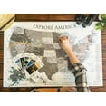 thumbnail image 6 of GeoJango USA Wall Map Poster - Black & White (30x20 Inches), 6 of 8