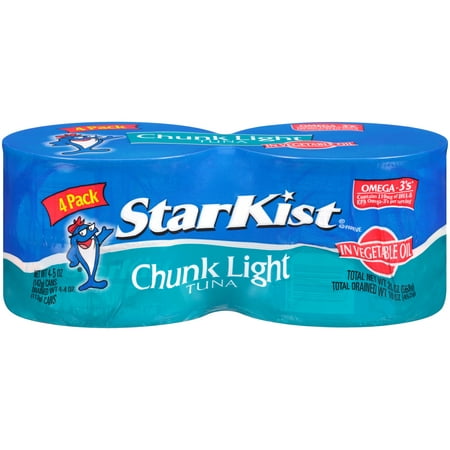 (8 Cans) StarKist Chunk Light Tuna in Vegetable Oil, 5 (Best Quality Canned Tuna)