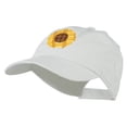 thumbnail image 2 of Sunflower Embroidered Cap - White OSFM, 2 of 5