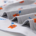 thumbnail image 4 of NIEWTR Toddler Boys Printed Polo Shirts Soft Breathable Short Sleeve Lapel Tees Summer Casual Clothes(White,5-6 Years), 4 of 9