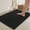 Black, variant on VUNATE Waffle Bathroom Rugs Ultra-Soft Non-Slip Bath Mat Super Absorbent Quick Dry Bath Rugs for Bathroom Floor Machine Washable Bathroom Mats with Tassels Boho Bathroom Decor 17"x24" Brown