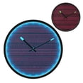 thumbnail image 2 of Indoor 12' Voice-Activated Luminous Decoration Wall Clock With LED Night Light Pattern Of Tribal-inspired Stripes, 2 of 8