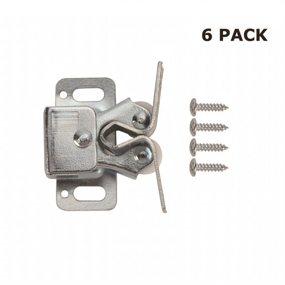 HT 6PK Zinc Plated Double Roller Catch