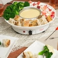 thumbnail image 2 of Chocolate Fondue Maker- Deluxe Electric Dessert Fountain Fondu Pot Set with 4 Forks and Party Serving Tray, 2 of 6