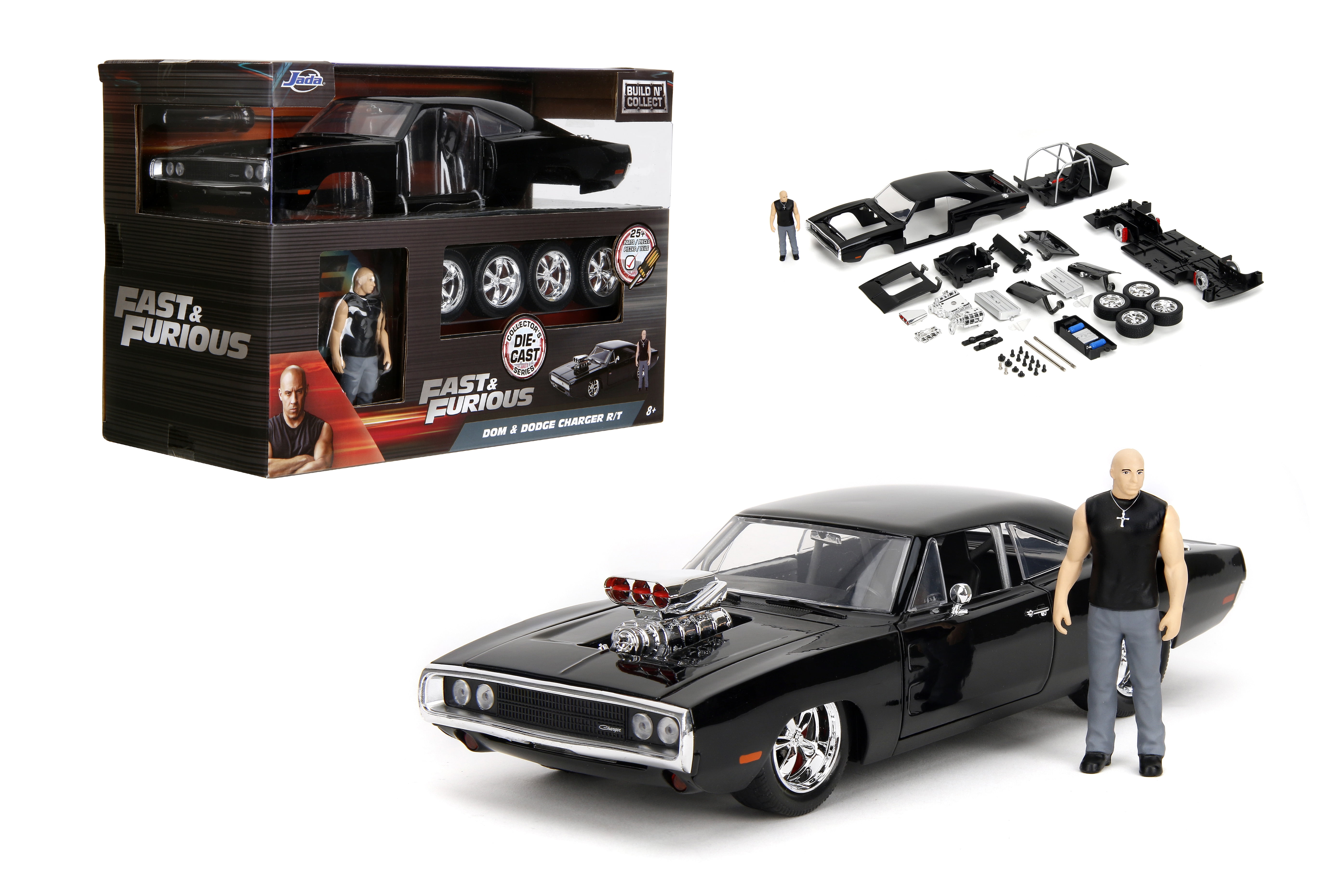 ②Jada Toys1/55 FAST＆FURIOUS 6台セット② Fast & Furious Build N Collect Wave 1, 6pc Diecast Car Set