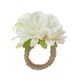 thumbnail image 2 of Flor artificial Anillo de servilleta Ropa de cama Home Hotel Restaurante Ceremonia de boda Navidad Romántico Titular Decoración Regalo Blanco 6 piezas Inevent HA059290-05, 2 of 7