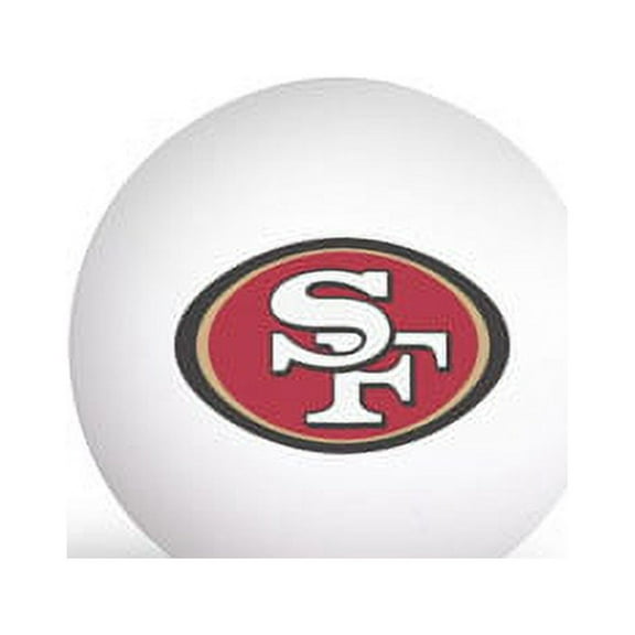 NFL San Francisco 49Ers Prime 6 Pack Ping Pong Balls