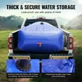 thumbnail image 4 of KFFKFF 264 Gallon Portable Water Bladder, 1000D Blue PVC, Flexible Water Storage Bag for RV, Large Soft Water Container, Fire Resistant, Ideal for Camping & Emergency Situations, 4 of 9