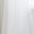 thumbnail image 3 of Bouclair Rideau Transparent Darja Blanc 54x108 Po (137x274 cm), 3 of 3