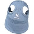 thumbnail image 1 of Dog Cap, Baseball Cap, Canvas Baseball Cap, Hat with Ear Holes for Dogs （Blue,L）, 1 of 4