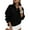 Black, variant on PRETTYGARDEN Womens Half Zip Oversized Sweatshirts Fleece Hoodies Trendy Long Sleeve Pullover Tops Y5k Fall Outfits