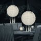 thumbnail image 4 of Eyfqtcs Farol Decorativo Solar Redondo Led Iluminación Colgante Para Jardín (Blanco), 4 of 9