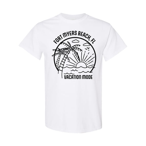 Inktastic Summer Vacation Mode Fort Myers Beach Florida T-Shirt
