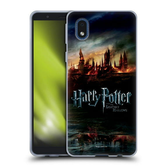 Head Case Designs Officially Licensed Harry Potter Deathly Hallows VIII Castle Soft Gel Case Compatible with Samsung Galaxy A01 Core (2020)