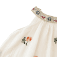 thumbnail image 7 of LYMAYTER Floral Embroidered Dress for 1-7Y Girls Halter Neck Sleeveless Dresses Casual Dresses for Toddler Kids, 7 of 7
