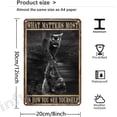 thumbnail image 2 of Vintage Black Cat Tin Sign - What Matters Most, Is how You See Yourself, Funny Metal Sign Black Cat Gift Bathroom Wall Decor 8X12 Inch, 2 of 8
