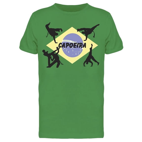 Brazil Capoeira Silhouette Art Tee Men's -Image by Shutterstock