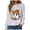 Light Gray, variant on Enyan Womens Halloween Shirts Long Sleeve Pumpkin Shirts Funny Ghost Graphic Tee Fall Tops Womens Halloween Tshirt Red,S