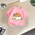 thumbnail image 4 of Huanglei Été Garçons Filles Col Rond Imprimé Animal Dessin Animé T-Shirt Décontracté Manches Courtes Tee Tops, 4 of 4