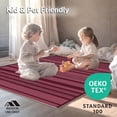 thumbnail image 4 of ODIKA 4'x6' Machine Washable Non-Slip Area Rug, Ombre Burgundy High Traffic Rug, Red, 1097570, 4 of 7