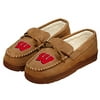 Wisconsin Badgers Mens Moccasin Slippers