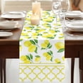 thumbnail image 3 of Table Runners 70 Inches Long Dress Scarves, Yellow Lemon Farmhouse Coffee/Dining/Kitchen Table Decor, Holiday Table Runner, Summer Botanical Watercolor Pastoral 13x70 Inch, 3 of 9