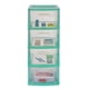 thumbnail image 2 of Italhome Cajonera De Plástico, Cajonera Desarmable Organizador Multiusos De Color Aqua Con 4 Cajones Transparentes Onyx, 2 of 6