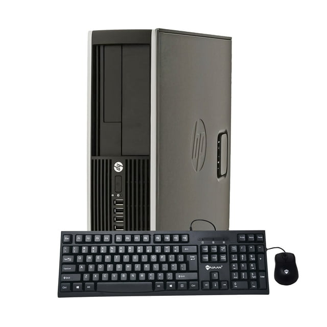 HP Elite SFF Ordinateur de Bureau Reconditionné Intel i5-3470 8300, 16 Go DDR3 RAM, 256 Go SSD