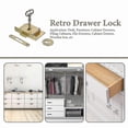 thumbnail image 4 of Secure Drawer Lock for File Cabinets and Wooden Boxes, Durable Replacement Lock for Office and Home Safety, 4 of 4