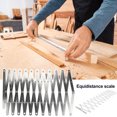 thumbnail image 2 of Visland Center Point Finder Woodworking Center Finder Marking Tool User-Friendly Design High Accuracy Portable Equal Spacing Layout Tool, 2 of 8