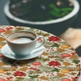 thumbnail image 2 of Ambesonne Christmas Fitted Round Tablecloth, Vivid Colorful Xmas, 36"- 40" Diameter, Multicolor, 2 of 5