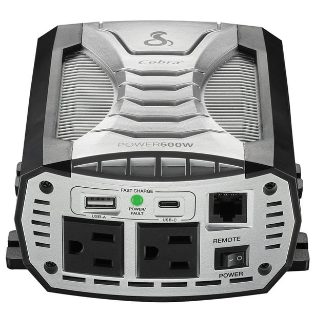 Cobra Power 500w Power 500 Watt Power Inverter With Fast Charge Usb Cpi 500w Walmart Com Cobra Power 500w Power 500 Watt Power Inverter With Fast Charge Usb Cpi 500w Walmart Com