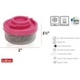 thumbnail image 2 of SIGNORA WARE 2-Piece Airtight Salt and Pepper Shakers Set, BPA-Free, Pink, 2 of 6