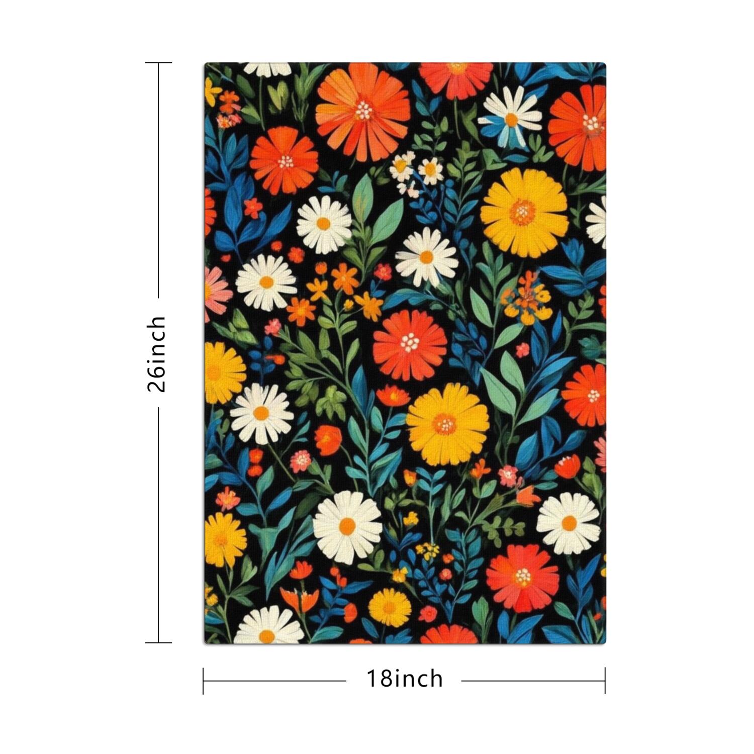 4 Pcs Funny Kitchen Towels,Pioneer Flower Microfiber Dish Towels,Kitchen Tea Towels,Kitchen Towel Set (18" X 26")