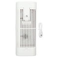 thumbnail image 2 of Aire Acondicionado Portátil, Ventiladores Duales de Bajo Ruido Autico 120 ml de Tanque de Agua Grande Enchufe USB Enfriador de Aire Portátil de 3 Velocidades Gancho Ocul, 2 of 7