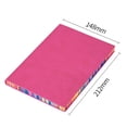 thumbnail image 2 of Thickened Notebook A5 Thickened Rainbow Color Edge Notebook Faux Leather Cover Strong Binding Line Print Smooth Writing 100/200 Pages Office Business, 2 of 8