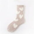 thumbnail image 2 of Warm & Cozy For Women Stocking Stuufers Fuzzy Plush Sleeping Slipper Socks Soft Warm Fabric, 2 of 5
