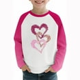 thumbnail image 5 of Posijego Valentines Day Shirts for Kids Girls Long Sleeve Tee Cute Graphic T-Shirts Spring Basic Tee Undershirts Tops, 5 of 9