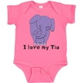 thumbnail image 3 of Inktastic I Love My Tia Elephant Purple Boys or Girls Baby Bodysuit, 3 of 5